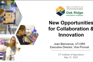 UT-ORII Roadshow - New Opportunities for Collaboration & Innovation
