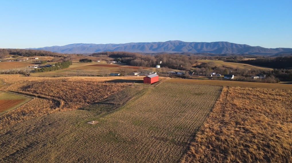 Arial view of NE TN AgResearch and Education Center