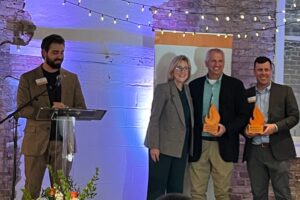 John Sorochan and Kyley Dickson receive Chancellor's Innovations Fund Award