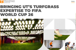 Partial screenshot image from the UT Turfgrass website